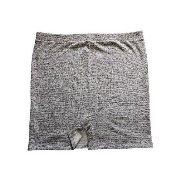Torrid Skirt Womens 5X Gray Marled Studio Midi Double Knit Pencil Slit Pull On - Picture 2 of 11